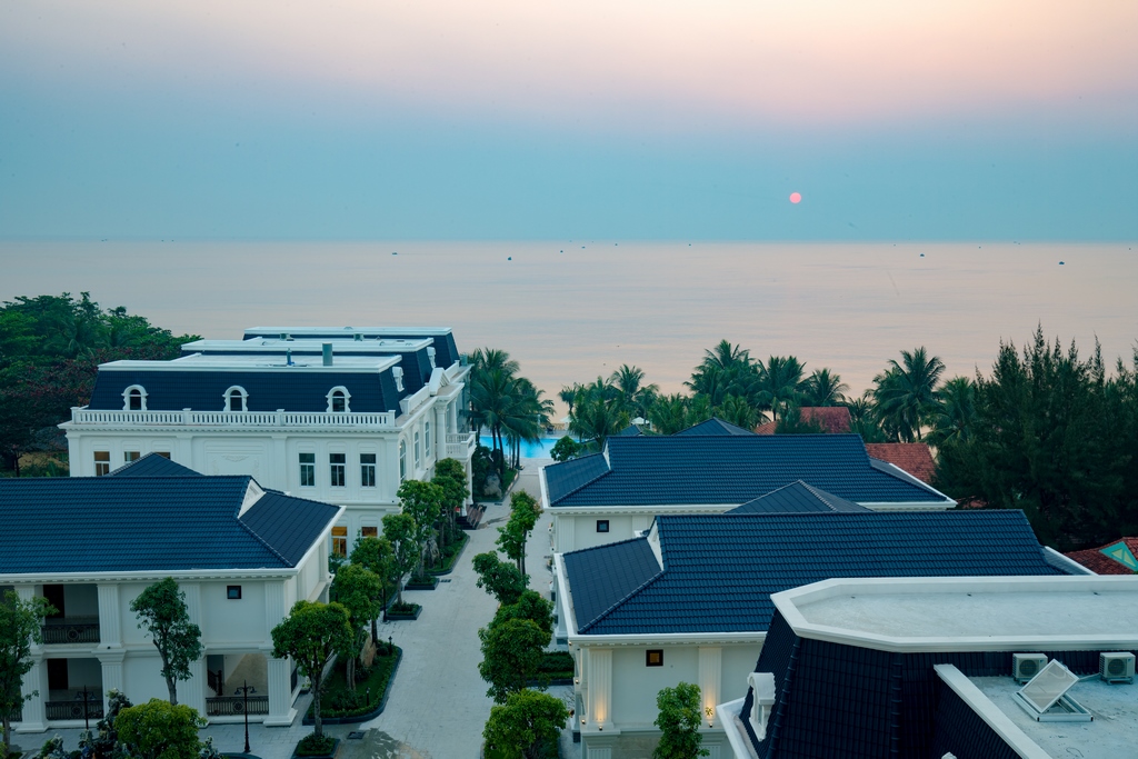 Vẻ đẹp yên bình bên bờ biển của khách sạn Thiên Thanh Phú Quốc.