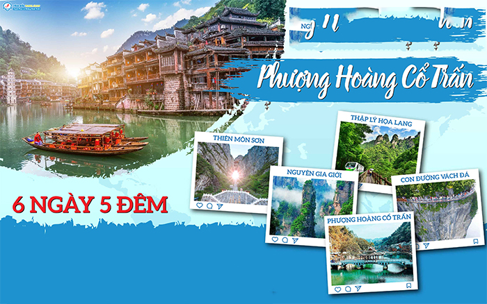 Tour du lịch Trương Gia Giới – Thiên Môn Sơn – Hồ Bảo Phong – Phượng Hoàng Cổ Trấn 6 ngày 5 đêm ưu đãi chỉ từ 6.990.000 đồng/khách
