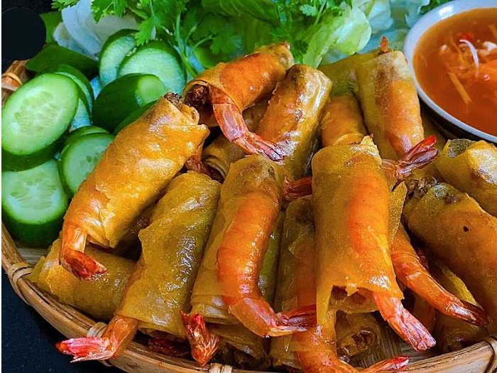 Chả ram tôm đất là món đặc trưng của Quy Nhơn - Bình Định