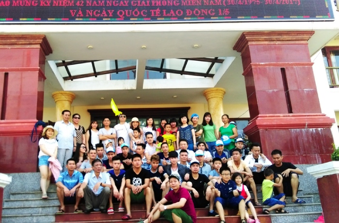 Đoàn khách đi tour Quảng Bình do Công ty Du lịch Khát Vọng Việt - Kavo Travel tổ chức