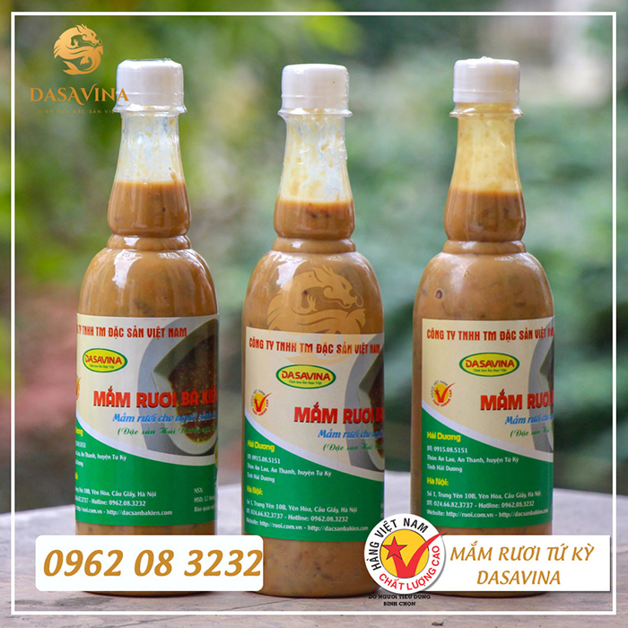 DASAVINA địa chỉ mua mắm rươi thơm ngon chất lượng