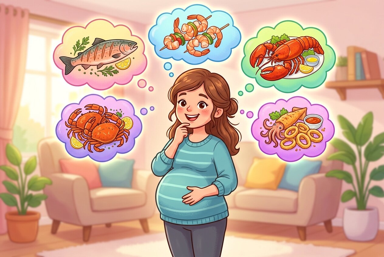 Mẹ bầu ăn hải sản