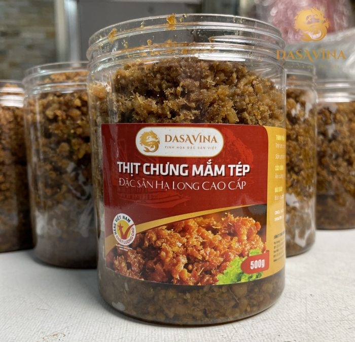 Dasavina mang đến món thịt trưng mắm tép thơm ngon như tự làm tại nhà.Ngon, sạch và đảm bảo chất lượng cho mọi bữa ăn.